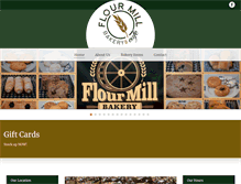 Tablet Screenshot of flourmillbakery.com